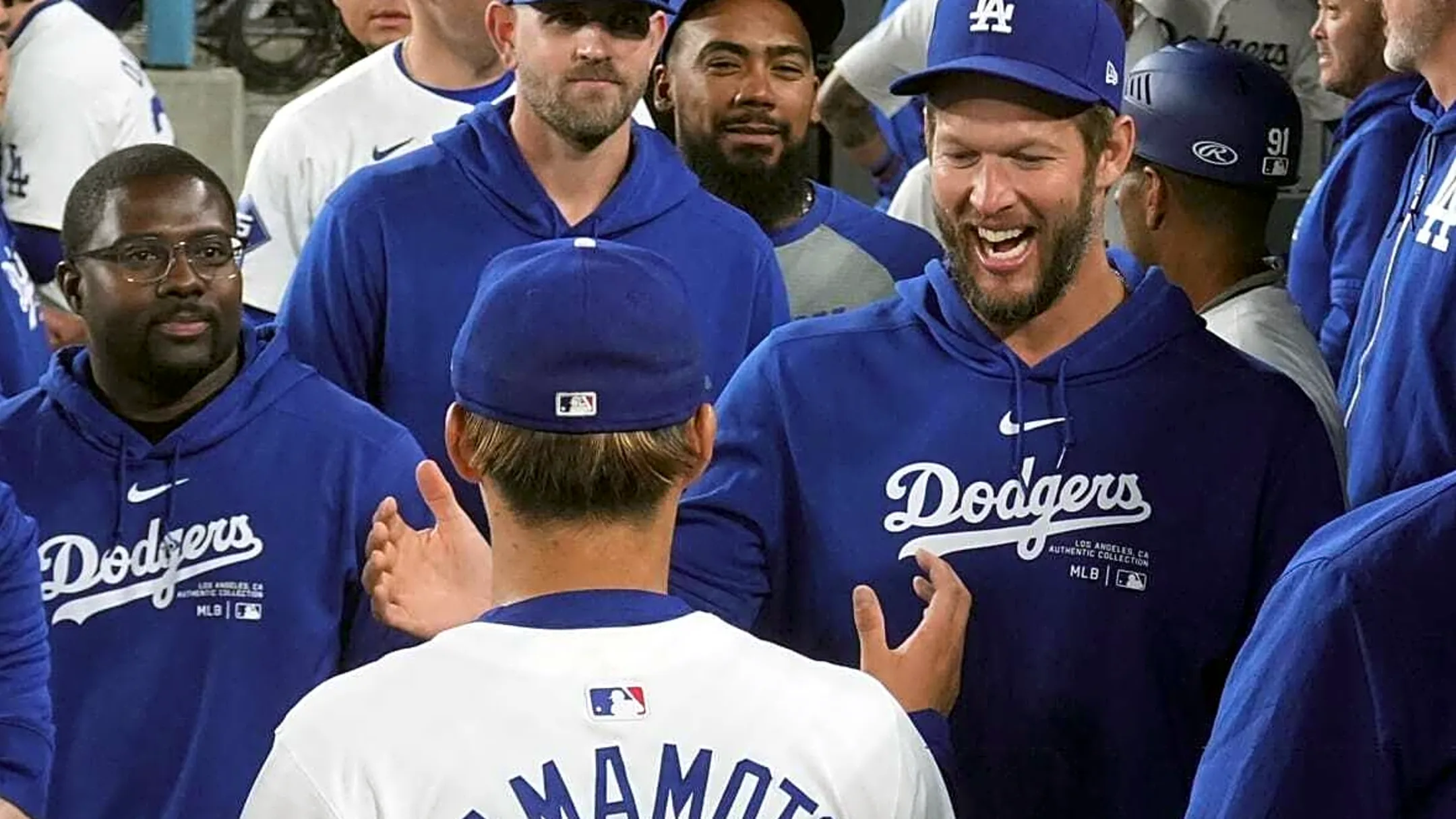 Dodgers’ Clayton Kershaw Reacts to Yoshinobu Yamamoto’s World Series Outing