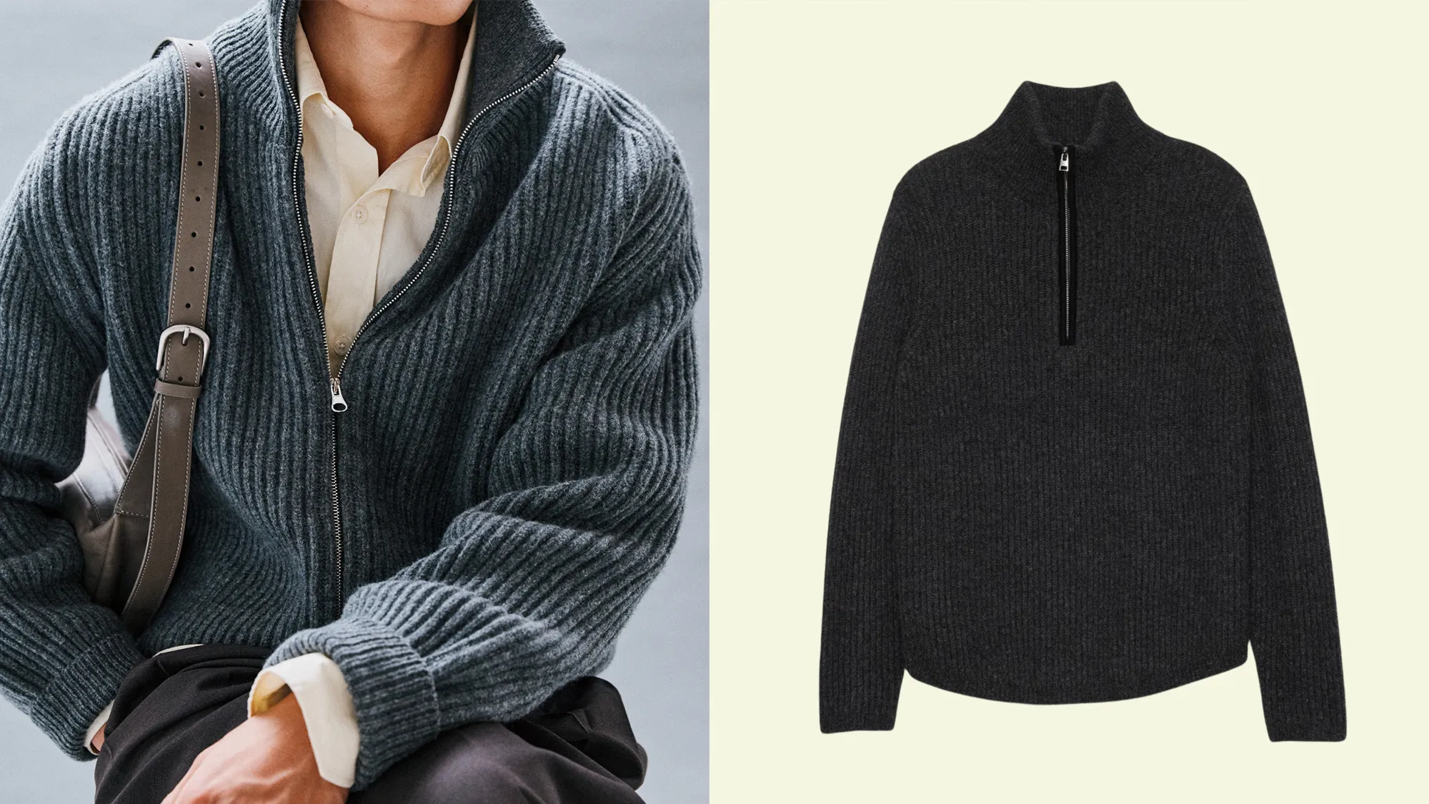 11 Best Men's Zip-Up Sweaters 2025, According to GQ Editors