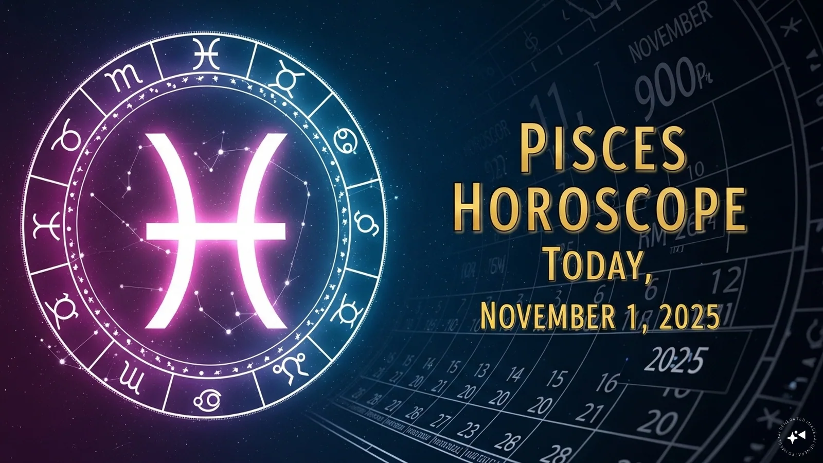 Pisces Horoscope Today, November 1, 2025
