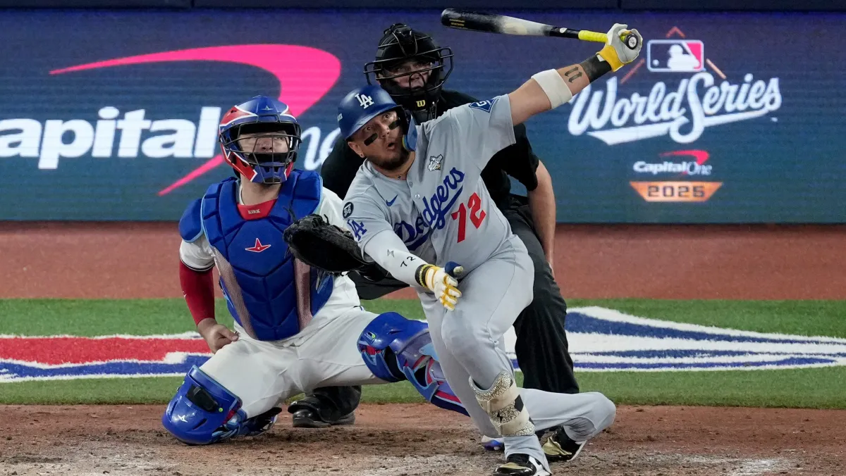 Miguel Rojas, el héroe de los Dodgers que mandó a los extra innings, comparte sus sensaciones tras el campeonato