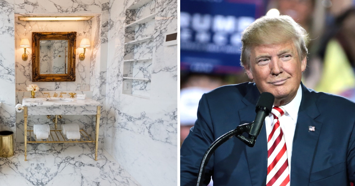 Trump Shares Lincoln Bathroom Makeover Pics, Triggers Backlash Over “Awful Taste”