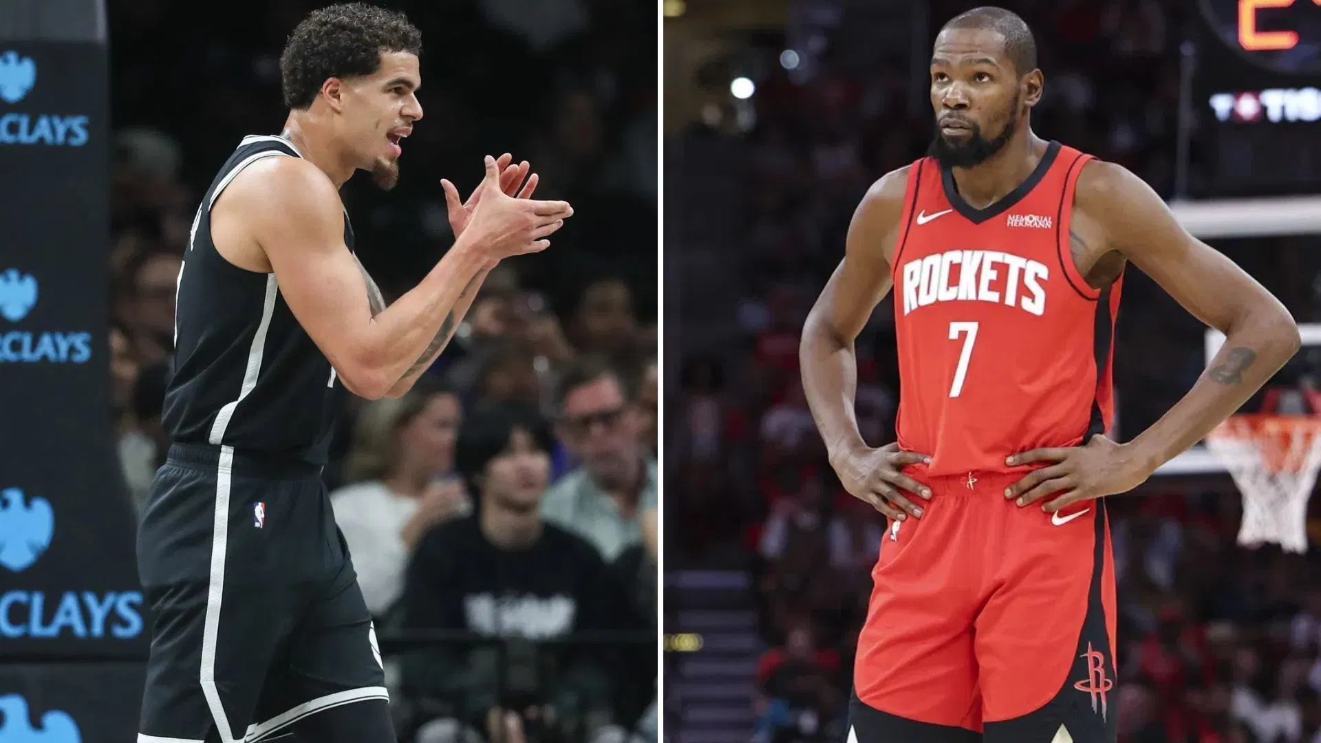 Brooklyn Nets vs Houston Rockets Starting Lineups and Depth Charts for Oct. 27 | 2025-26 NBA Season