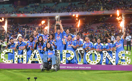 Telangana, Andhra CMs congratulate India’s women team on World Cup title win