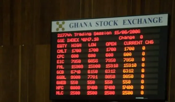 Ghana Stock Exchange Dips Slightly as Trading Session Shows Decline