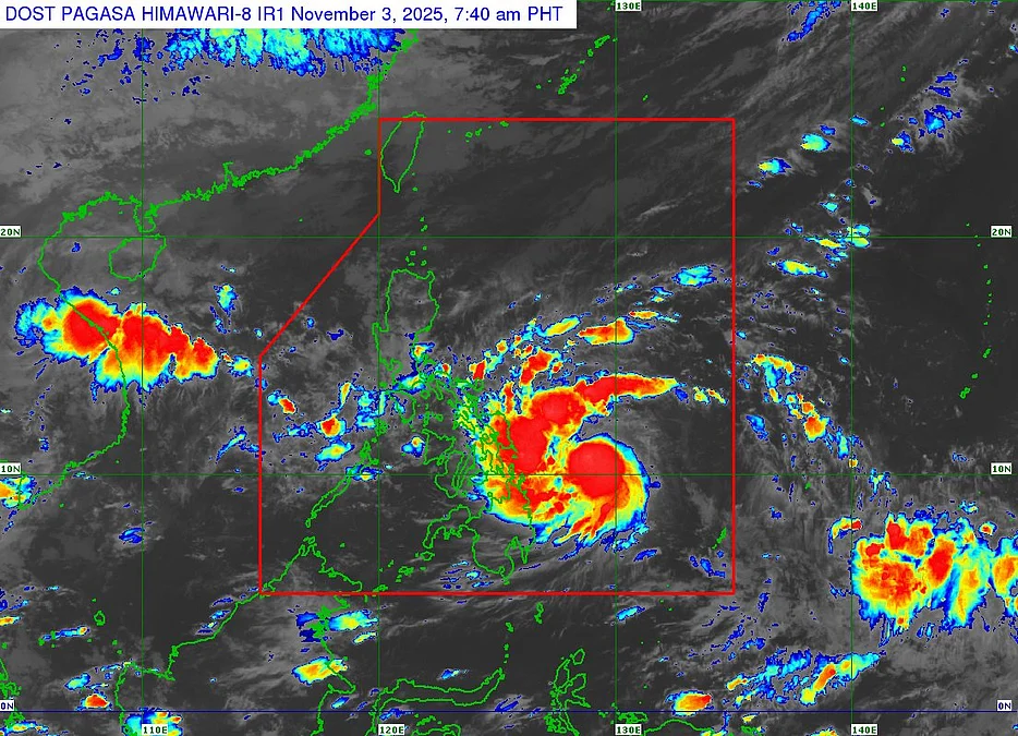 Tropical Storm Kalmaegi (Tino) intensifies threatens central Philippine islands