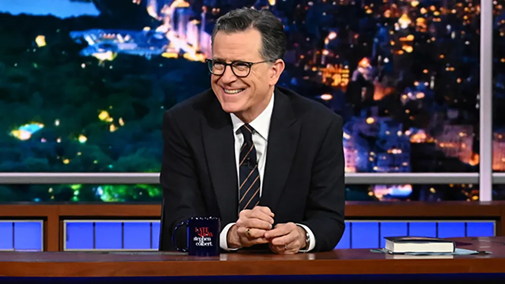 Stephen Colbert Confronts Theories That Trump Got Late Show Canceled