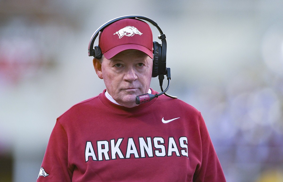 Arkansas football: Petrino says ‘pretty down’ Razorbacks must play for pride