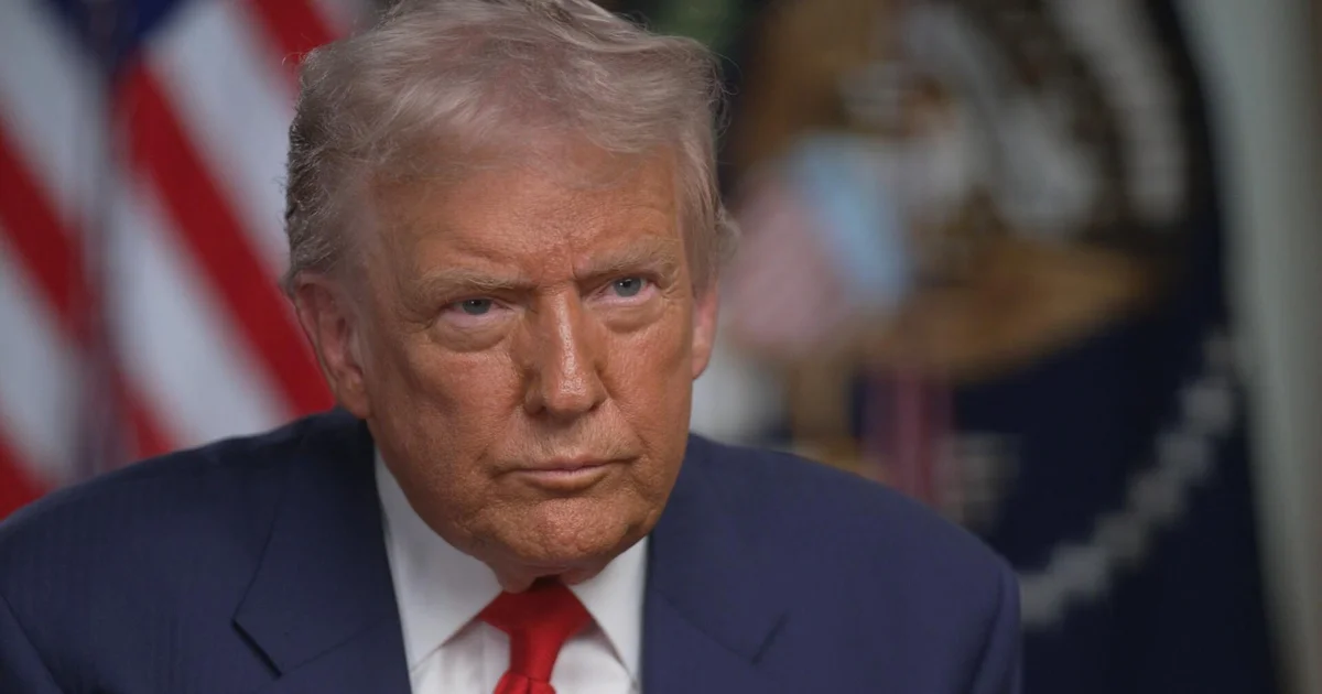 Read the full transcript of 60 Minutes' interview with President Trump