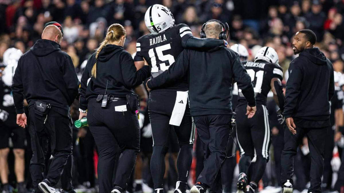 Nebraksa QB Dylan Raiola to miss rest of season after suffering broken tibula