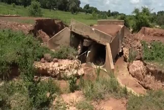 Collapsed bridge hampers socio-economic activities at Digu