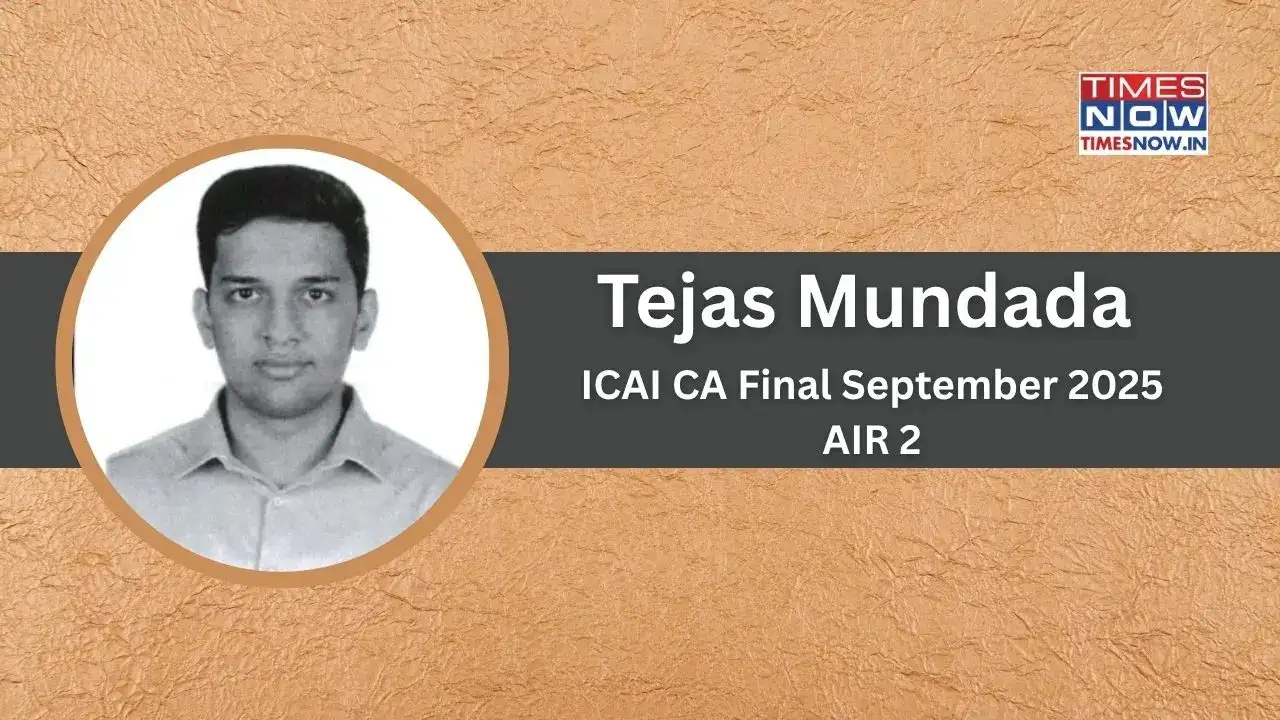 AI Helped Me Crack CA Final in First Attempt: AIR 2 Second Topper Tejas Mundada Shares His Strategy
