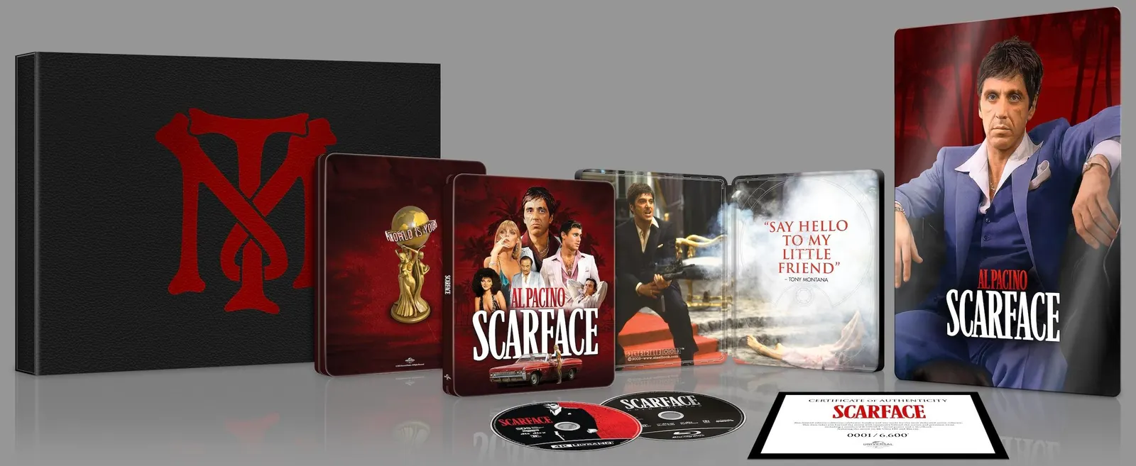 Universal Announces 4K Blu-Ray Ultimate Collector’s Editions Of ‘Scarface’ And [Checks Notes] ‘Five Nights At Freddy’s’