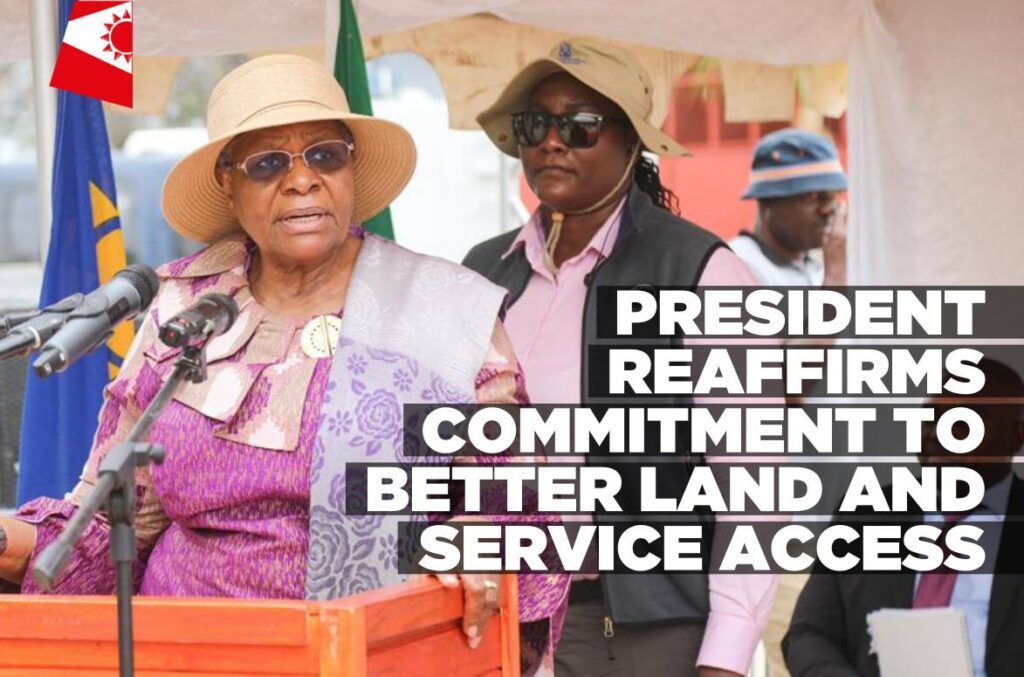 The people expect and deserve improved access to land and services — NNN