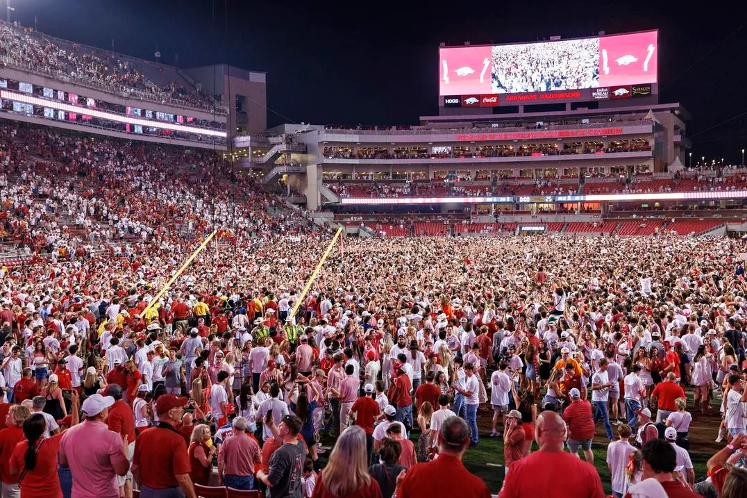 The Science Behind College Students Storming Football Fields