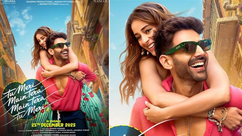 ‘Tu Meri Main Tera Main Tera Tu Meri’ Release Date: Kartik Aaryan-Ananya Panday’s Romantic Comedy to Now Arrive in Theatres on THIS Date in December 2025 (View Post)