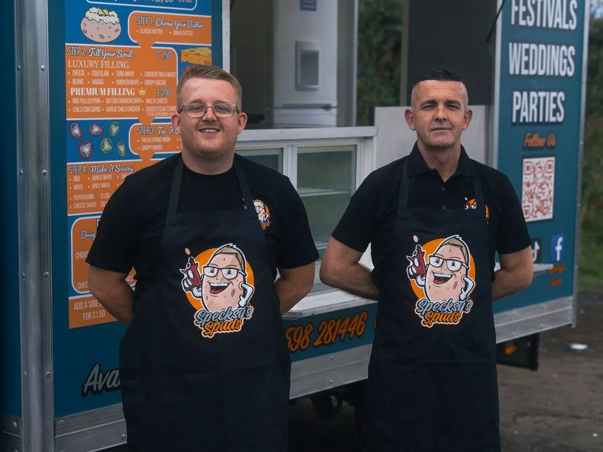 Coatbridge pair attract 3000 customers in first two months of trading with new mobile food business