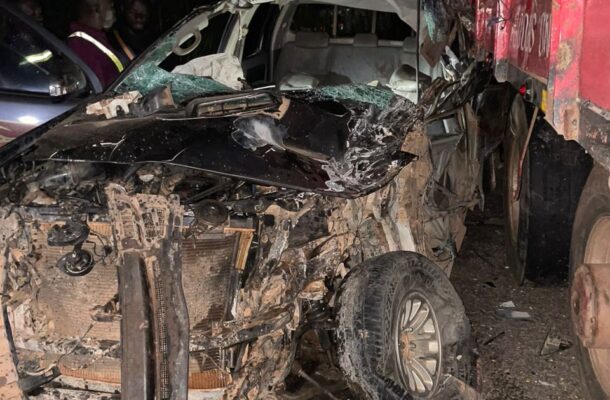 One dead, four injured in early morning crash on Accra-Kumasi highway