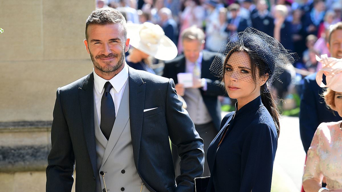 Suits you Sir! Victoria's special gift for David on day he becomes a knight revealed by KATIE HIND