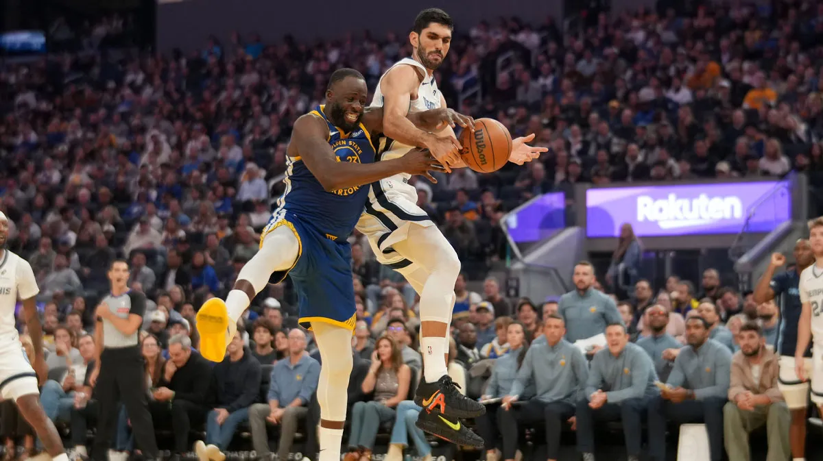 Warriors’ Draymond Green clowns Santi Aldama after being assessed Flagrant 1 foul