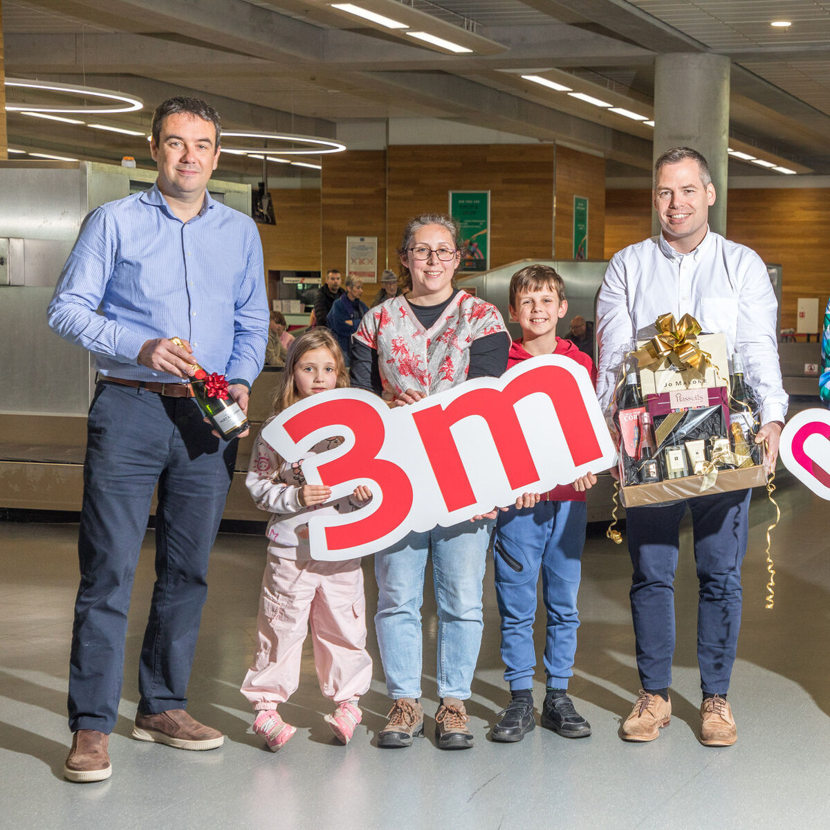 Cork Airport recorded its three millionth passenger two months earlier than last year
