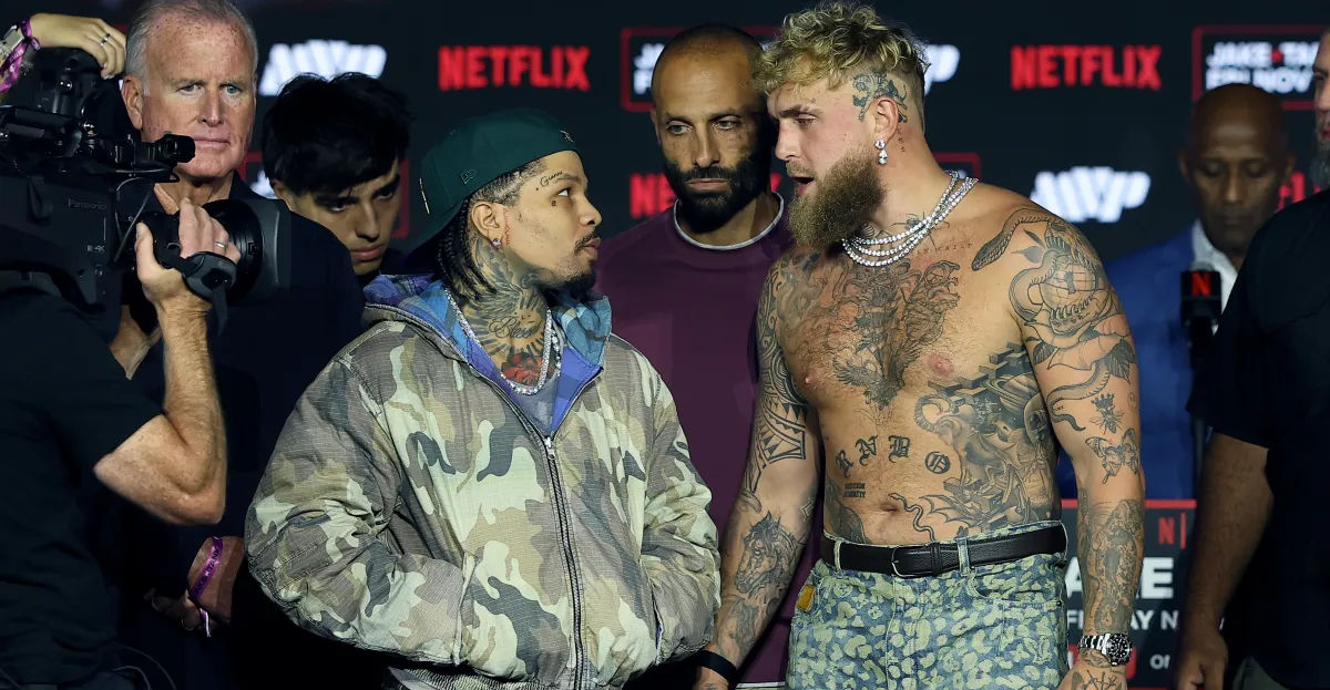 Jake Paul trashes Tank Davis after fight cancellation: ‘An actual walking human piece of garbage’