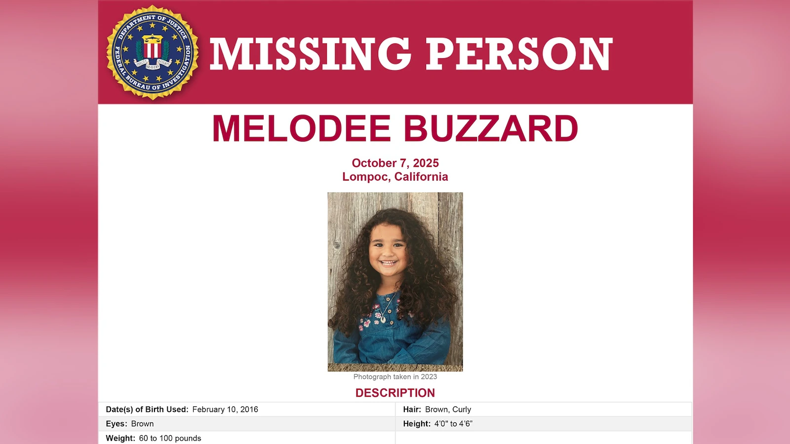 Mom of missing girl Melodee Buzzard switched license plates during road trip: Officials