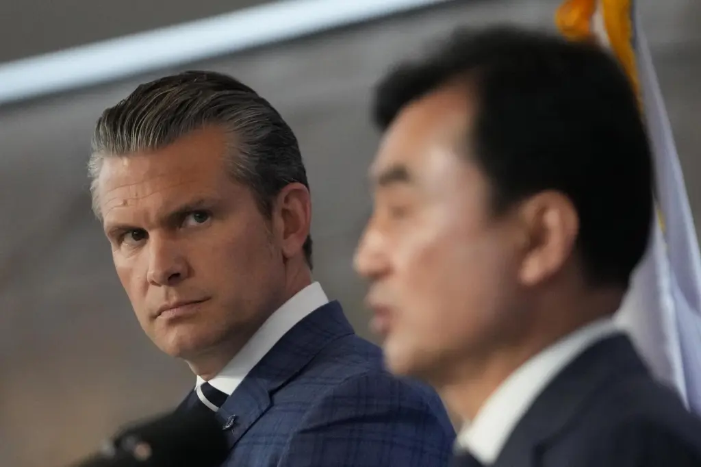 Hegseth praises South Korea's plans to raise its military spending