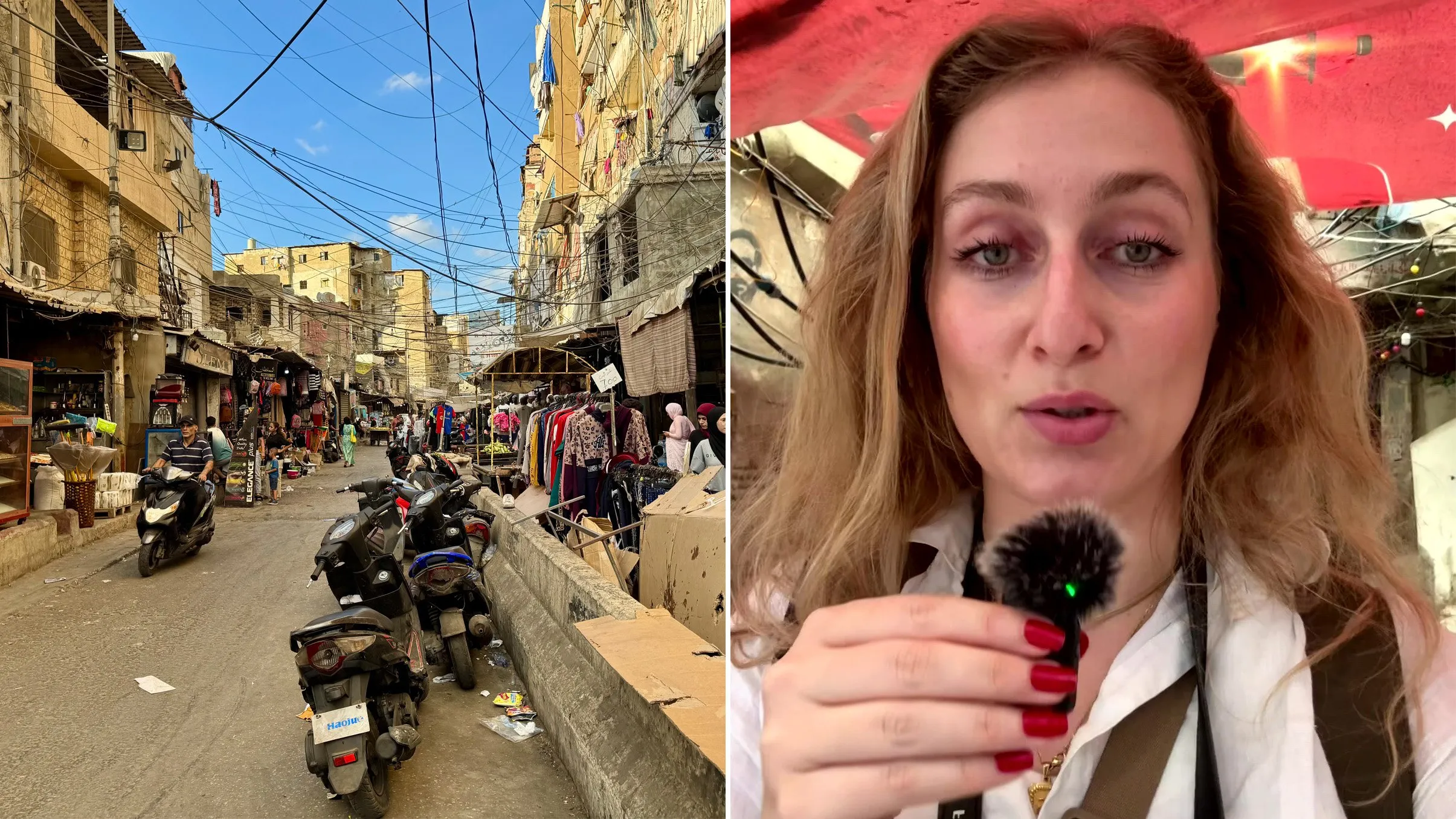 I visited a refugee camp that’s home to 20,000 people – scars of conflict are on every corner