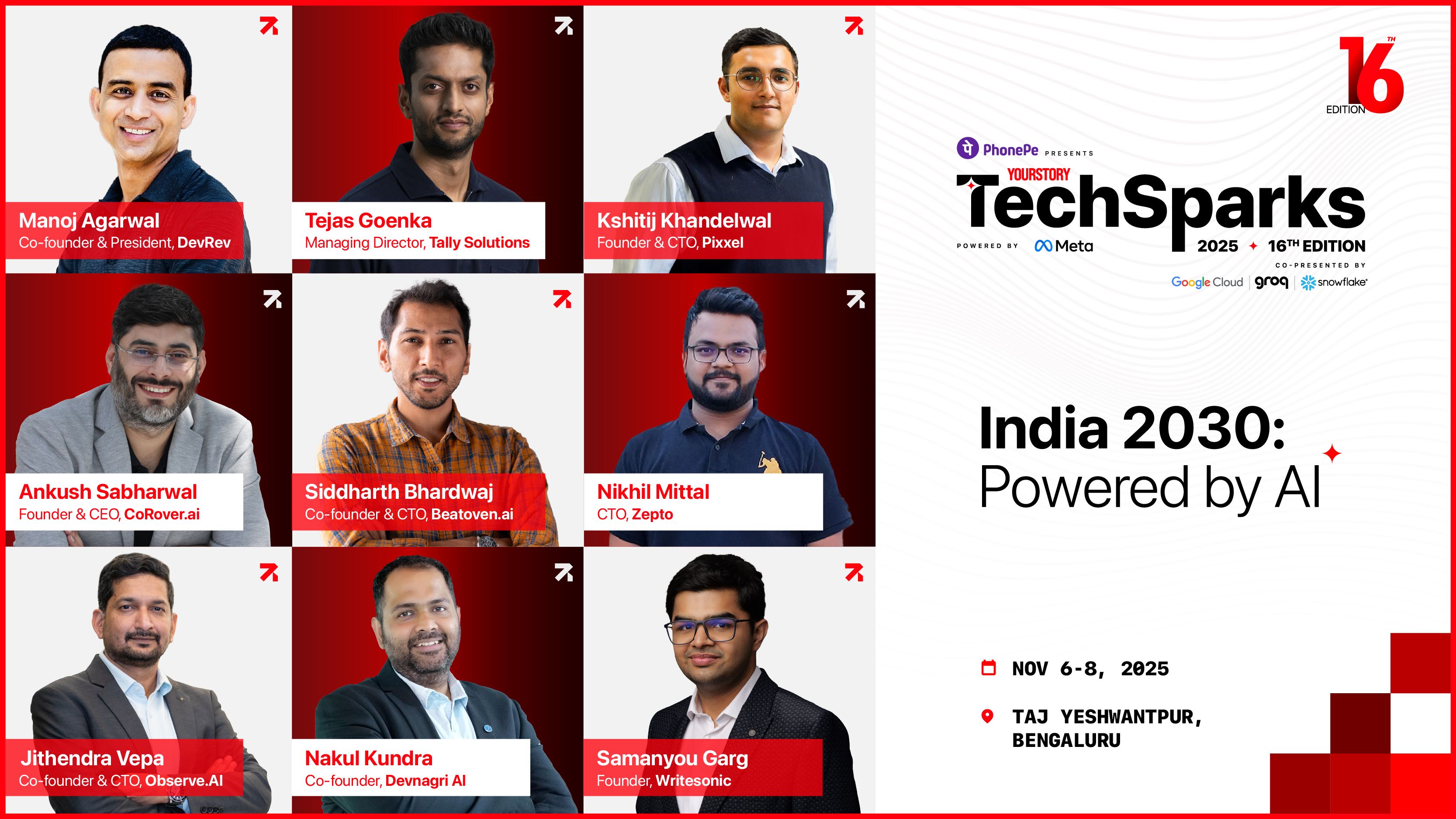 At TechSparks 2025, leaders from Pixxel, Tally, CoRover, and more will decode India's AI-powered future