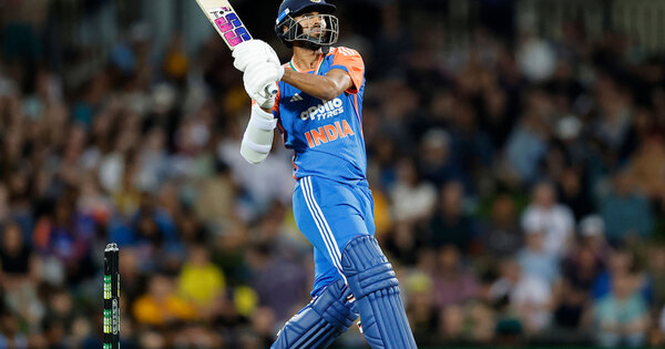 Sundar, Jitesh blitz helps India level series with 5-wicket win over Australia at Hobart