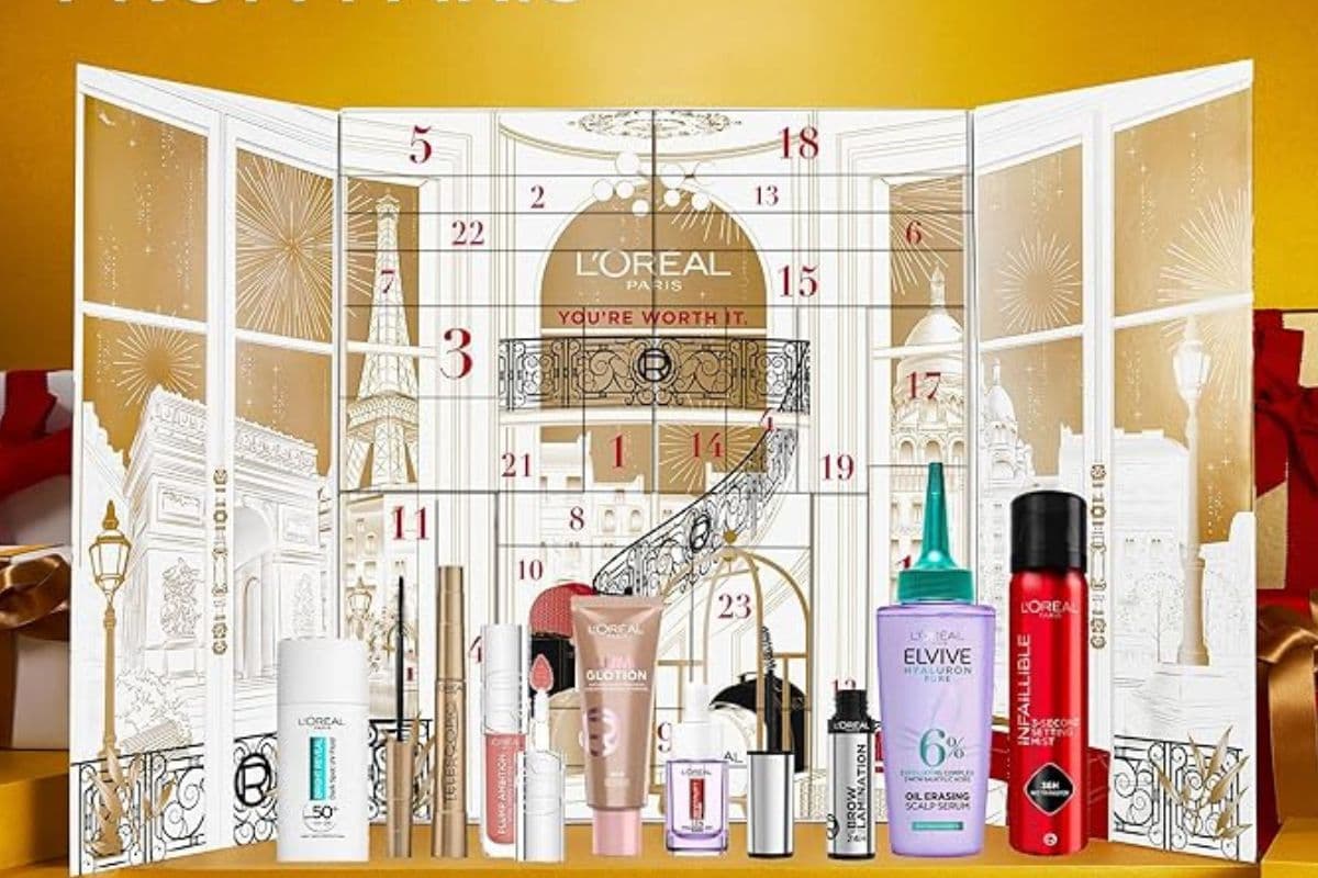 The L’Oréal Paris holidays beauty advent calendar 2025 is a beauty lover's dream
