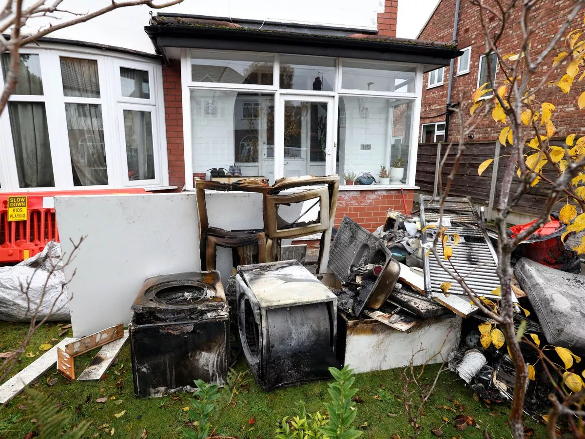 Fire breaks out at family home in early hours after 'electrical appliance fault'