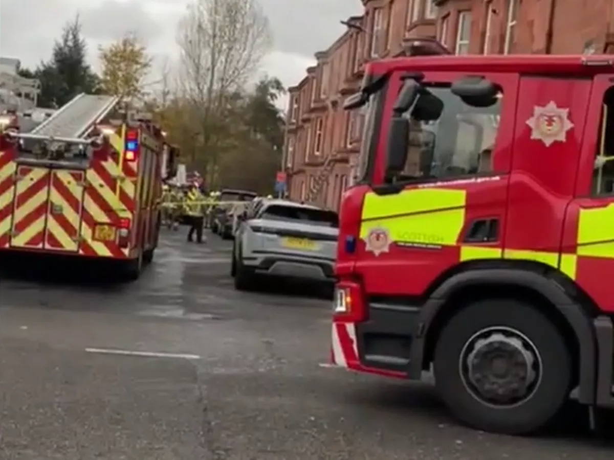 Fire crews race to Bothwell blaze just yards from 'firebombed' restaurant
