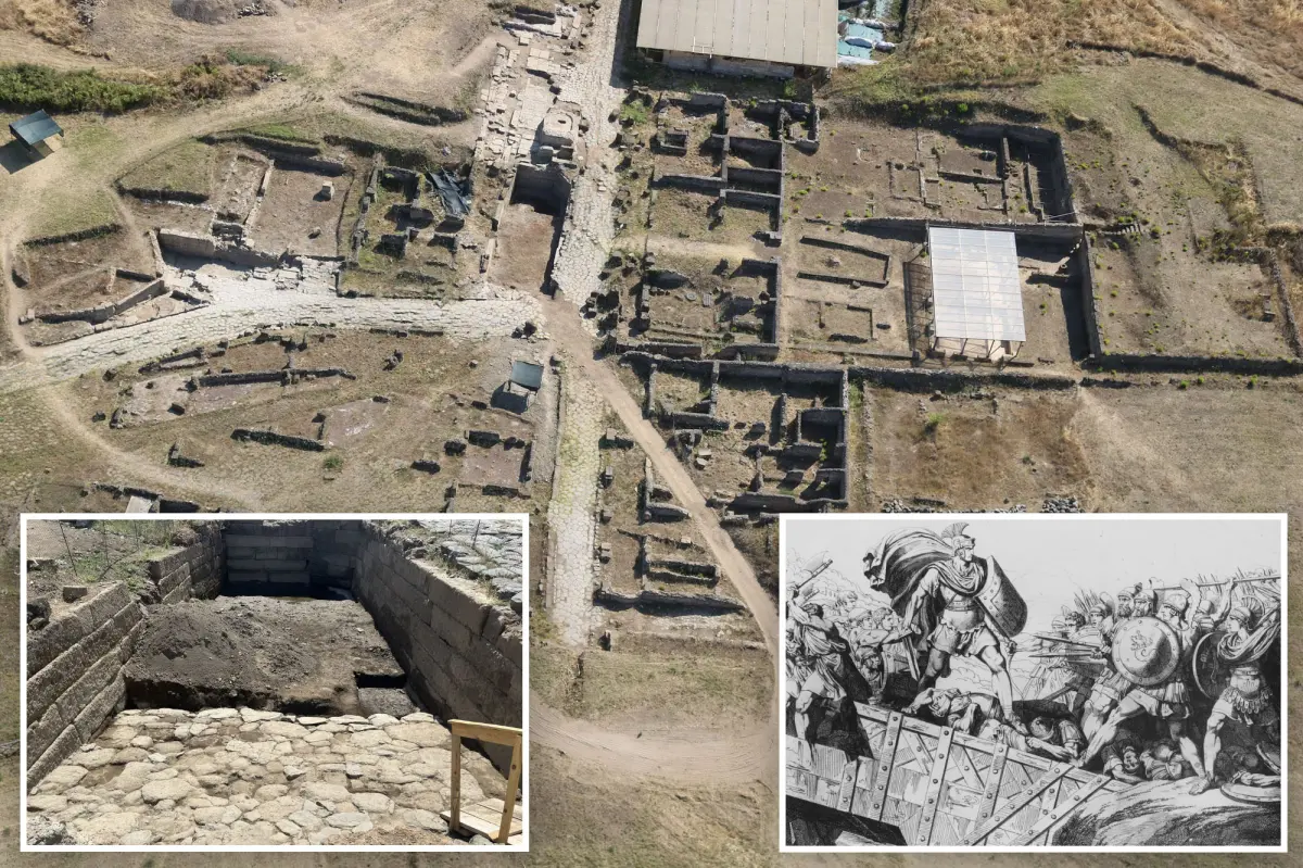 Archaeologists uncover stone ruins from ancient city