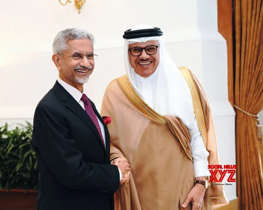 EAM Jaishankar welcomes Bahrain’s Foreign Minister in New Delhi for 5th India-Bahrain High Joint Commission