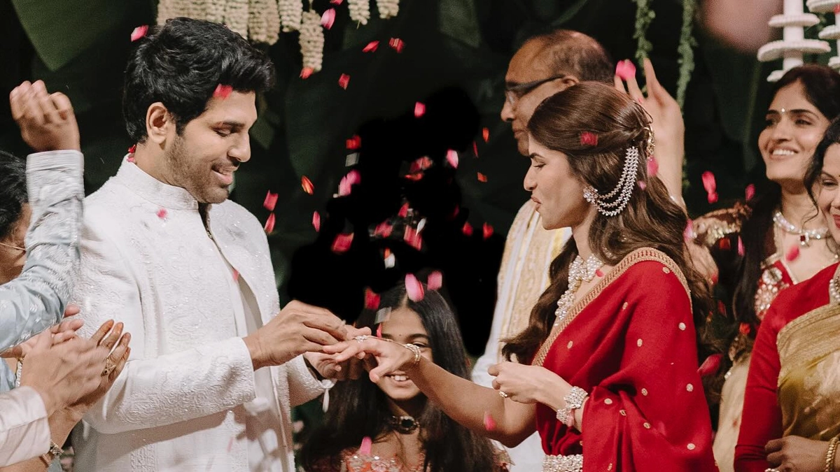 Allu Sirish Gets Engaged to the ‘Love of His Life’ Nayanika, Shares Dreamy Pictures From Intimate Ceremony