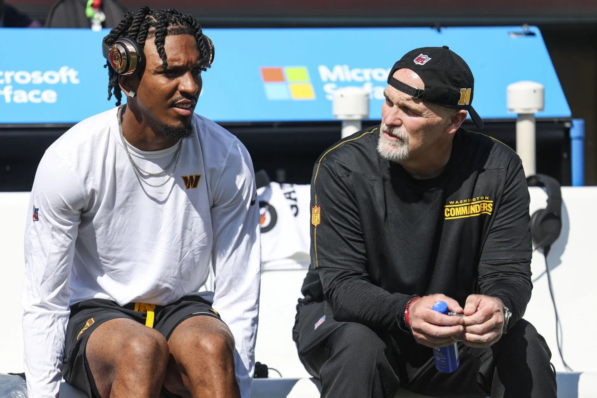 Emmanuel Acho torches "idiotic" Dan Quinn for playing Jayden Daniels in garbage time when down 31 points after QB breaks his arm