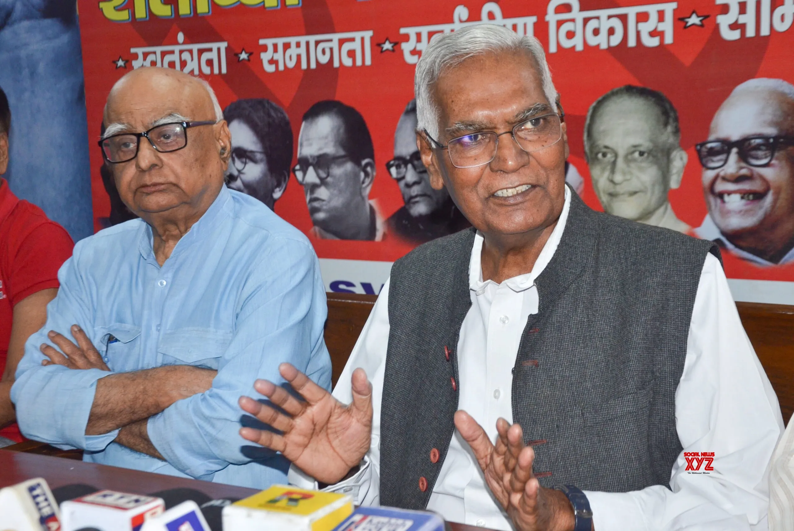 Patna: D. Raja Addresses Press Conference #Gallery