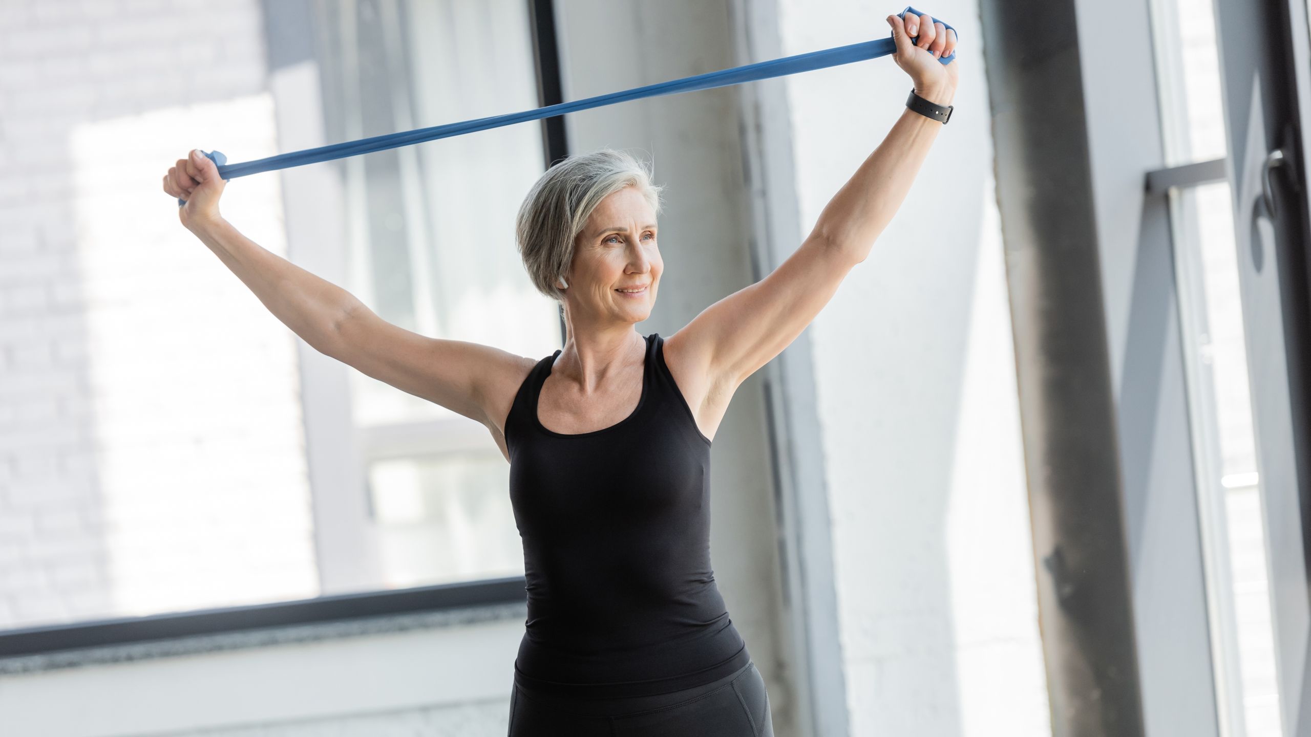 Over 70? Try this trainer-approved 15-minute resistance band routine to stay strong, steady and mobile