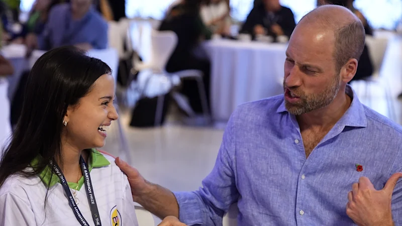 Prince William draws on star power to try to move the world on climate