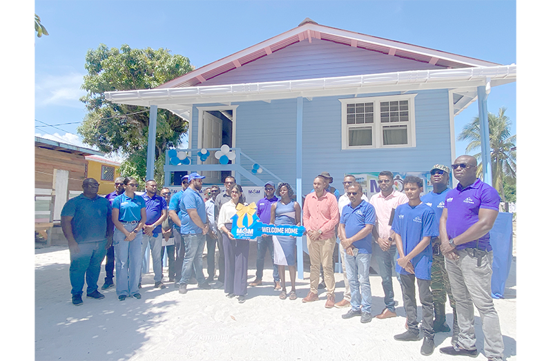 Four Region Two families receive new houses through Men on Mission