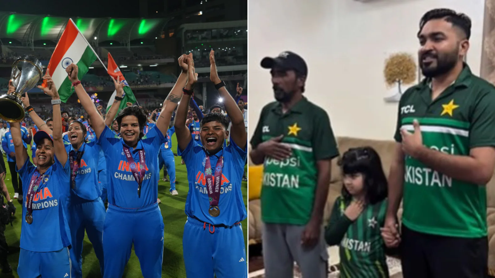 Viral Video Shows Pakistan Fan Signing Indian National Anthem During Women's World Cup Final: Watch