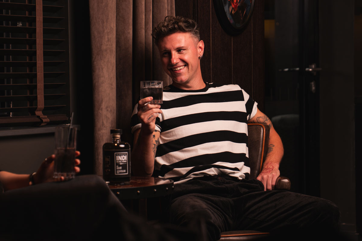 Scottish singer-songwriter gets into the black vodka business