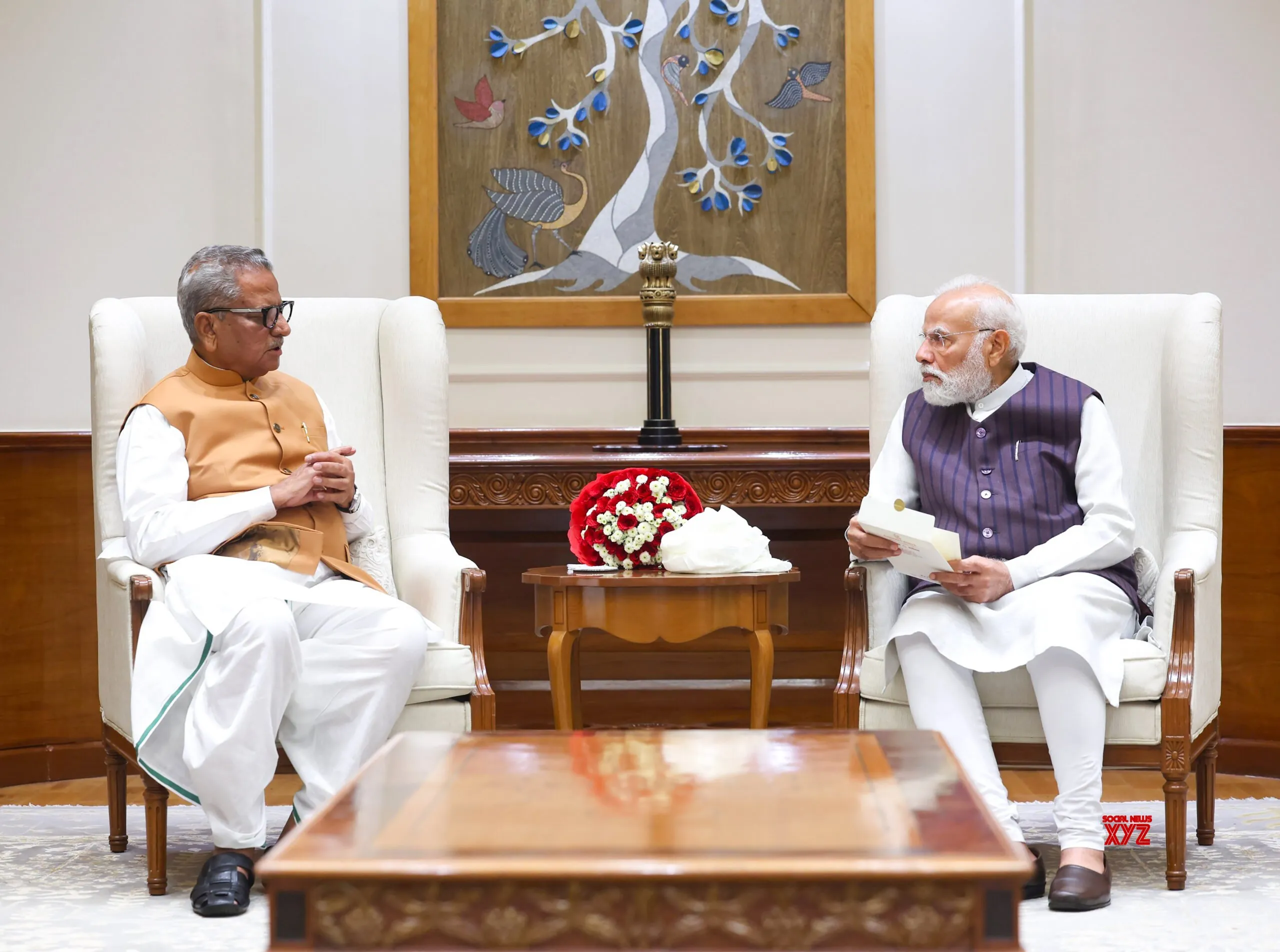 New Delhi: Governor of Sikkim Om Mathur Meets PM Modi #Gallery