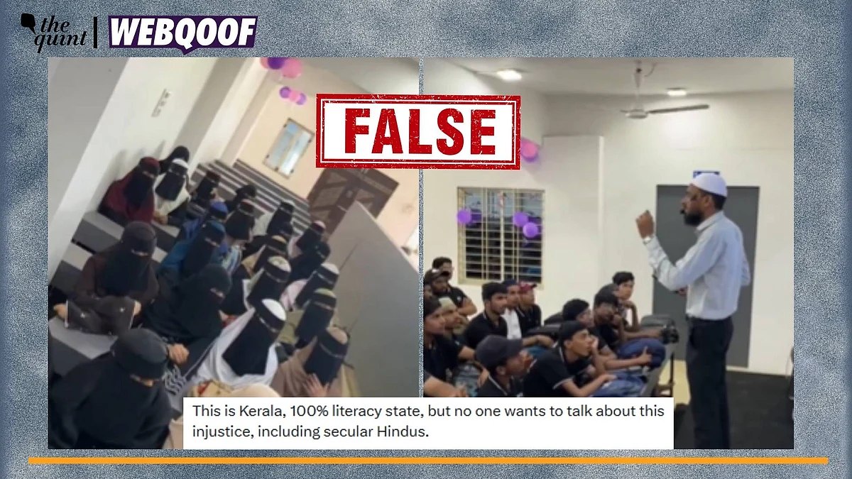 No, This Video Doesn’t Show Visuals of a Segregated Classroom in Kerala