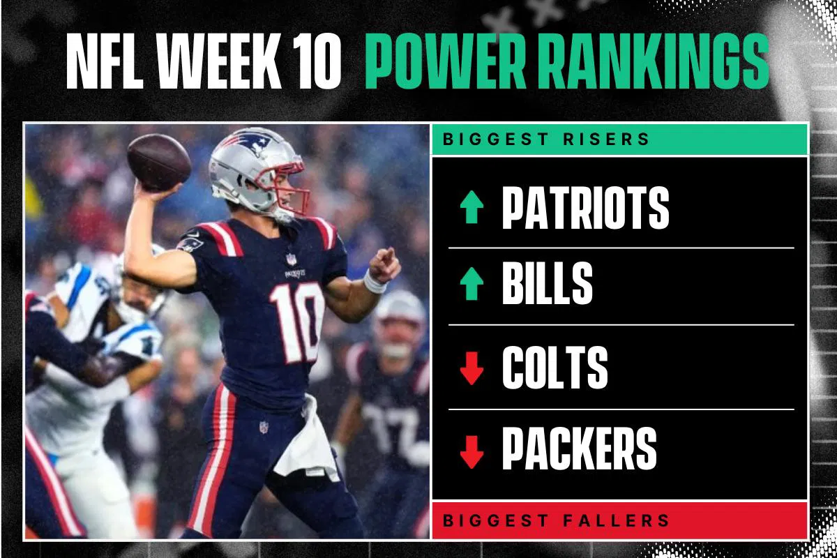 NFL Week 10 Power Rankings: Bills and Patriots Rise, Colts and Packers Fall
