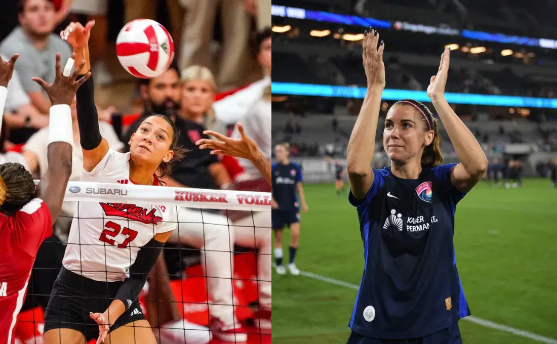 Nebraska Volleyball’s Dominance Forces Alex Morgan to Make Humble Request