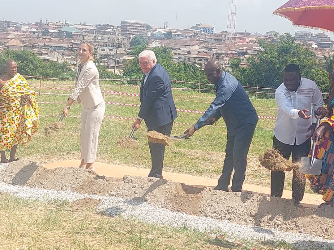 German President cuts sod for construction of Centre of Excellence for Green Technologies at KTI