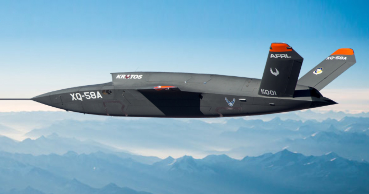 Autonomous aircraft starting to take off