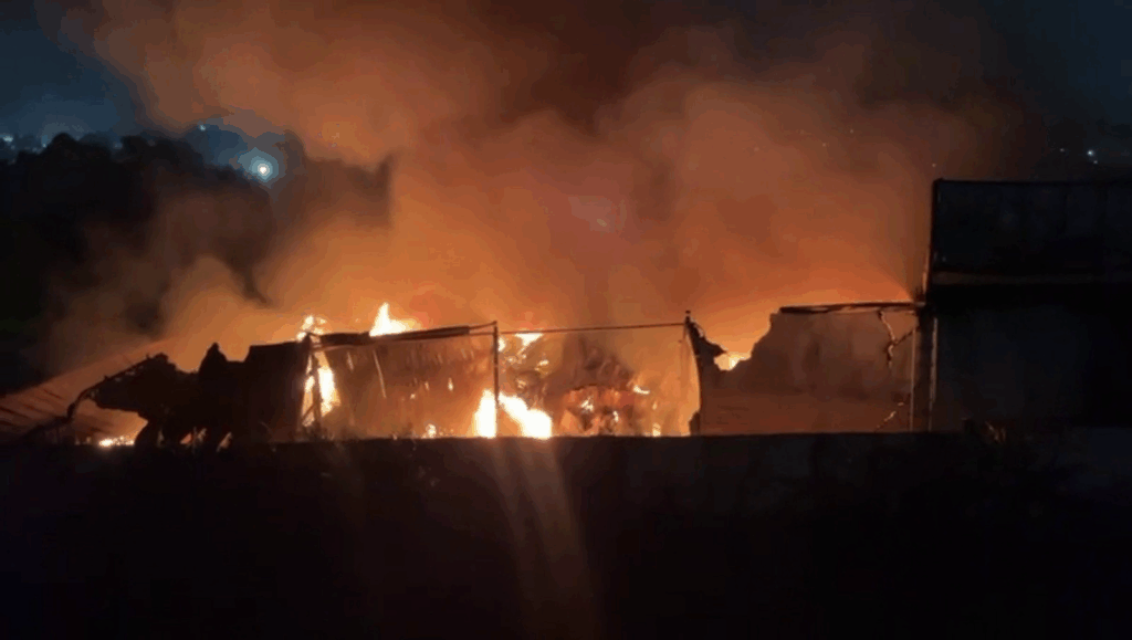 Fire Engulfs China City Mall in Kumasi; No Casualties Reported